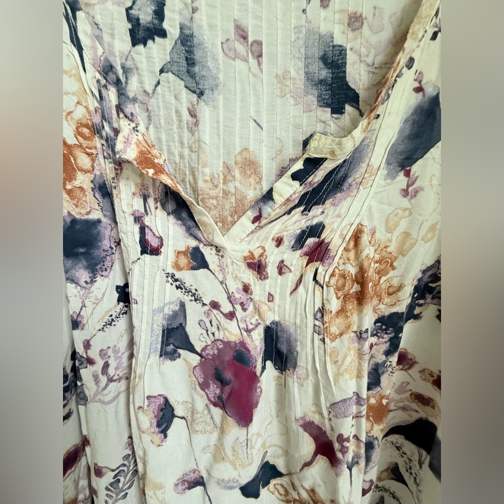 Rose & Thyme White, Blue and Orange Tunic - Picture 8 of 10